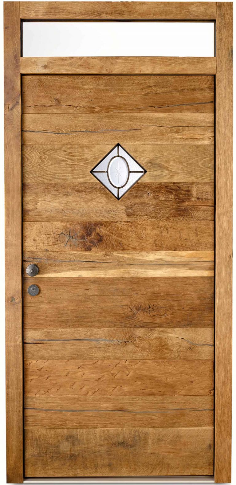 ALTHOLZ VERWITTERT aussen, innen Eiche in Mittellage